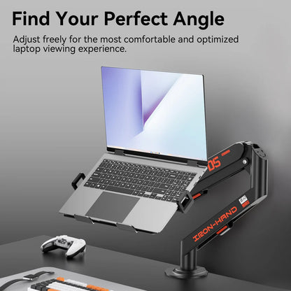 Laptop Arm Mount for Desk – Adjustable Stand with Gas Spring