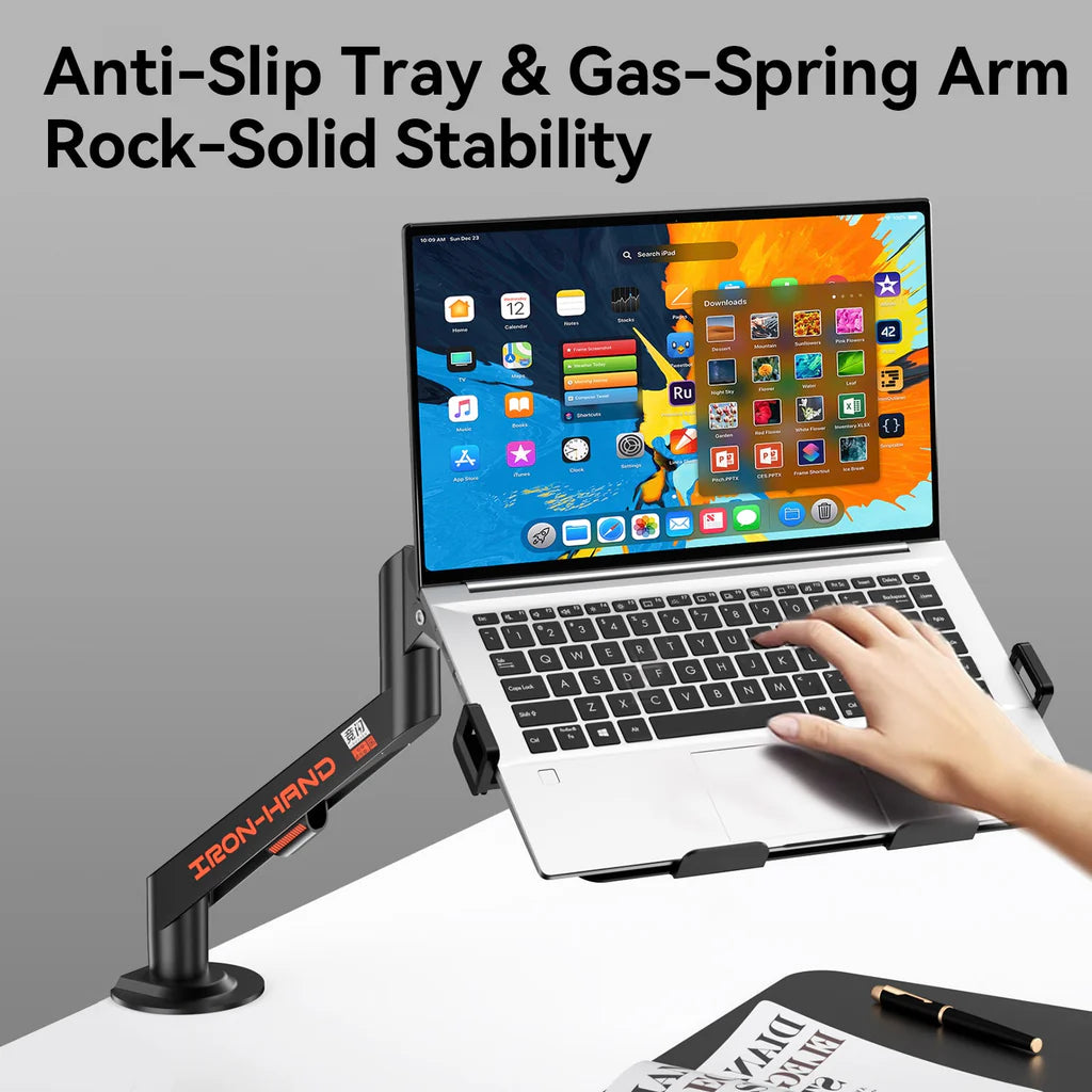 Laptop Arm Mount for Desk – Adjustable Stand with Gas Spring