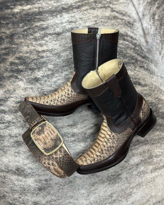 Men's Purely Handcrafted Cowhide Boots
