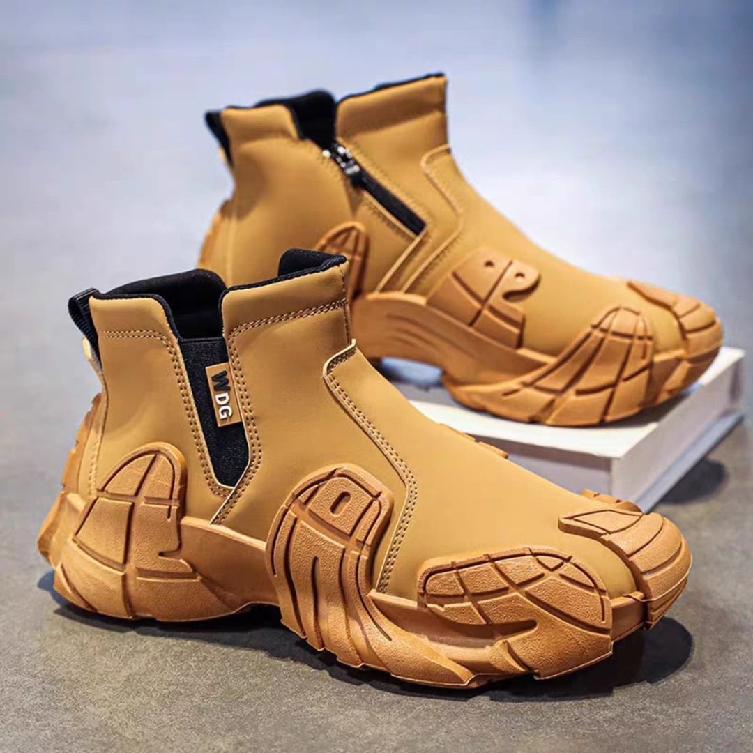 Anti-Slip Side Zipper Safety Shoes