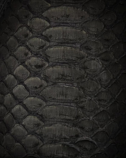 Suede Snake Print Lace-Up Ankle Boots