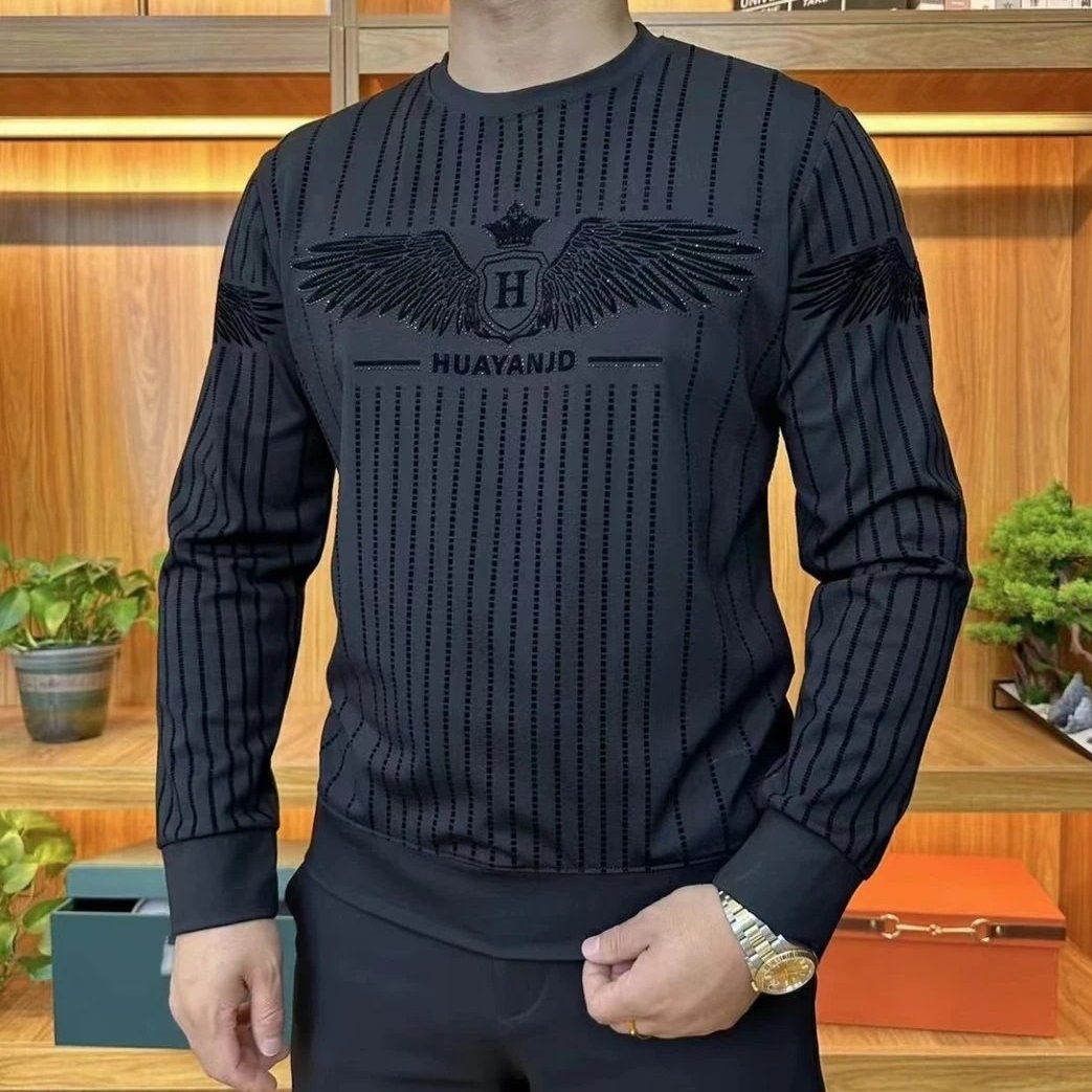 Velvet ironed sweatshirt