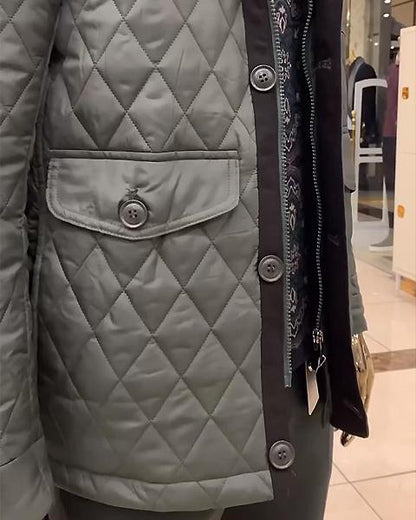 Quilted Multi-Pocket Padded Jacket