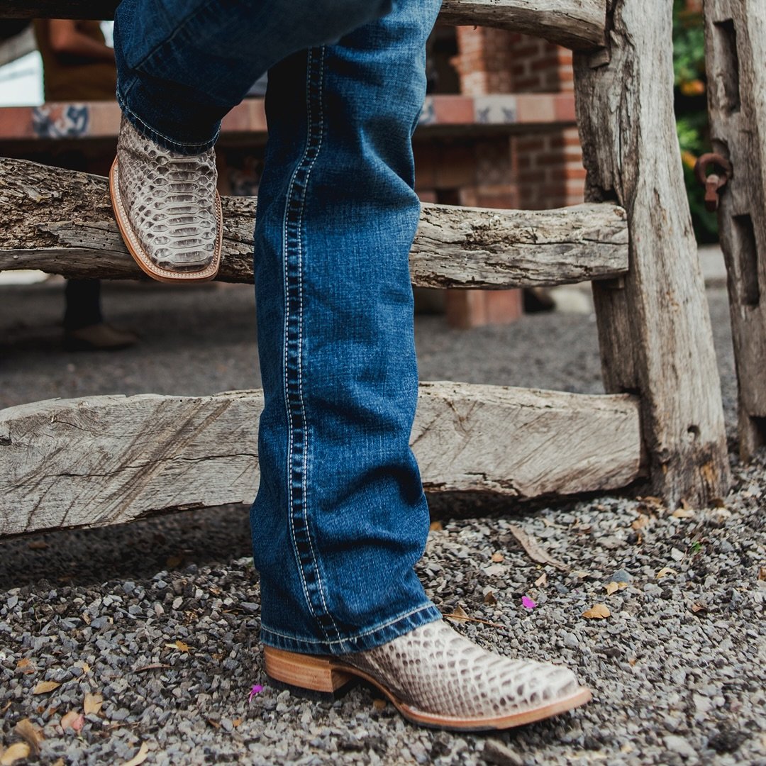 Men's Handmade Los Altos WM Nobac Square Toe Chelsea Boots