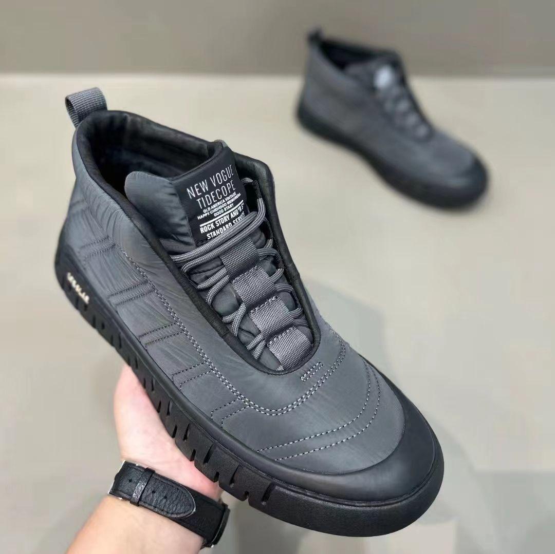 Men's New Oxford Fabric Face Fashion Casual Sports Warm Shoes