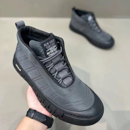 Men's New Oxford Fabric Face Fashion Casual Sports Warm Shoes