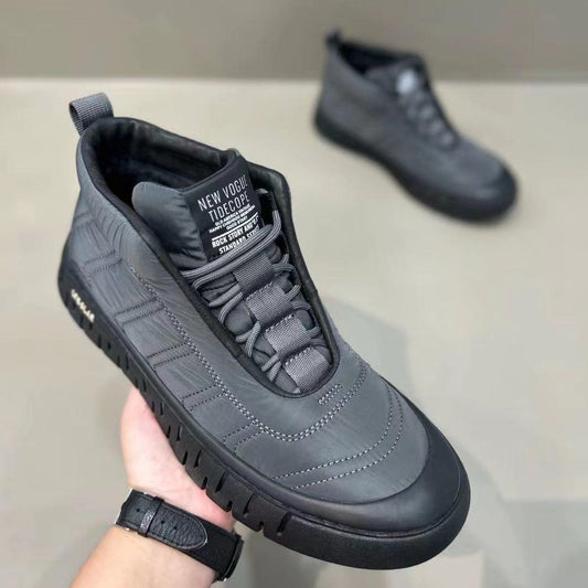 Men's New Oxford Fabric Face Fashion Casual Sports Warm Shoes