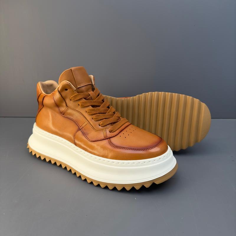 Men's Thick-soled Lace-up Casual Sports Shoes