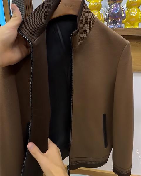 Stand Collar Slim Fit Windproof Boutique Jacket