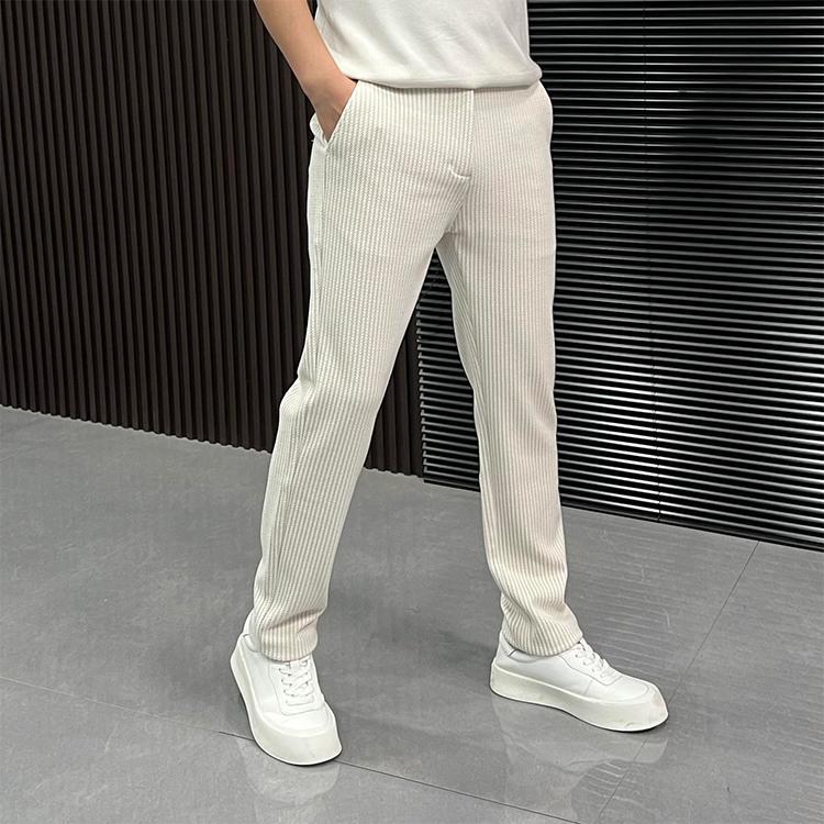 Fine Knitting Craftsmanship Simple Soft Trousers