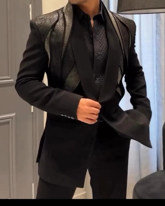 Men's trendy personalized suit jacket