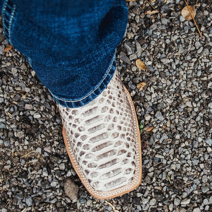 Men's Handmade Los Altos WM Nobac Square Toe Chelsea Boots