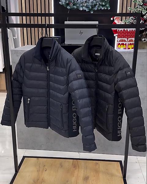 Stand Collar Side Braided Warm Jacket