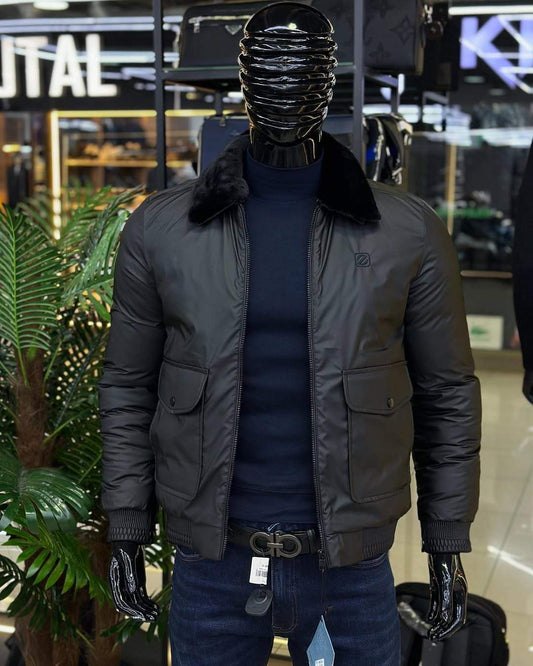 Fur Collar Padded Warm Jacket