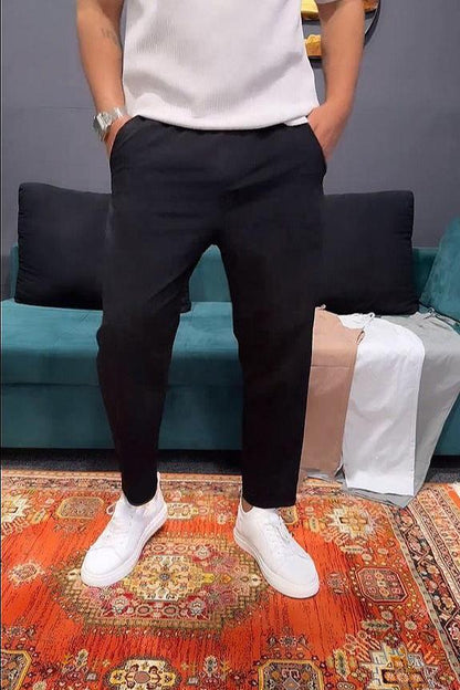 Men's Breathable Ice Silk Casual Harem Pants