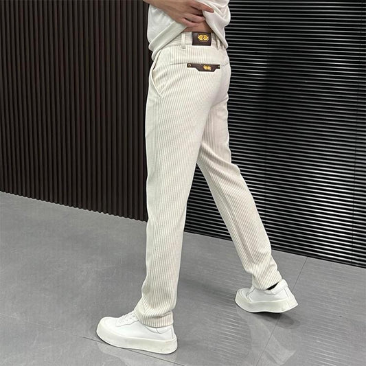 Fine Knitting Craftsmanship Simple Soft Trousers