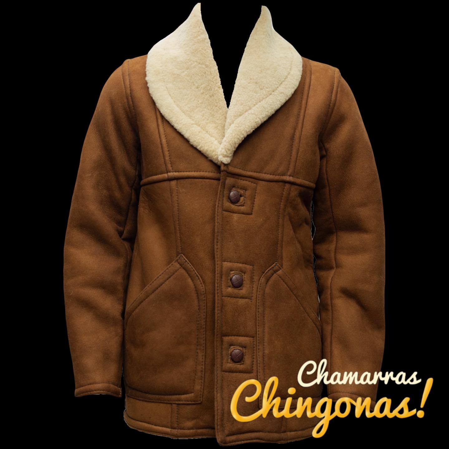 Men's Winter Fur Collar Suede Warm Coat