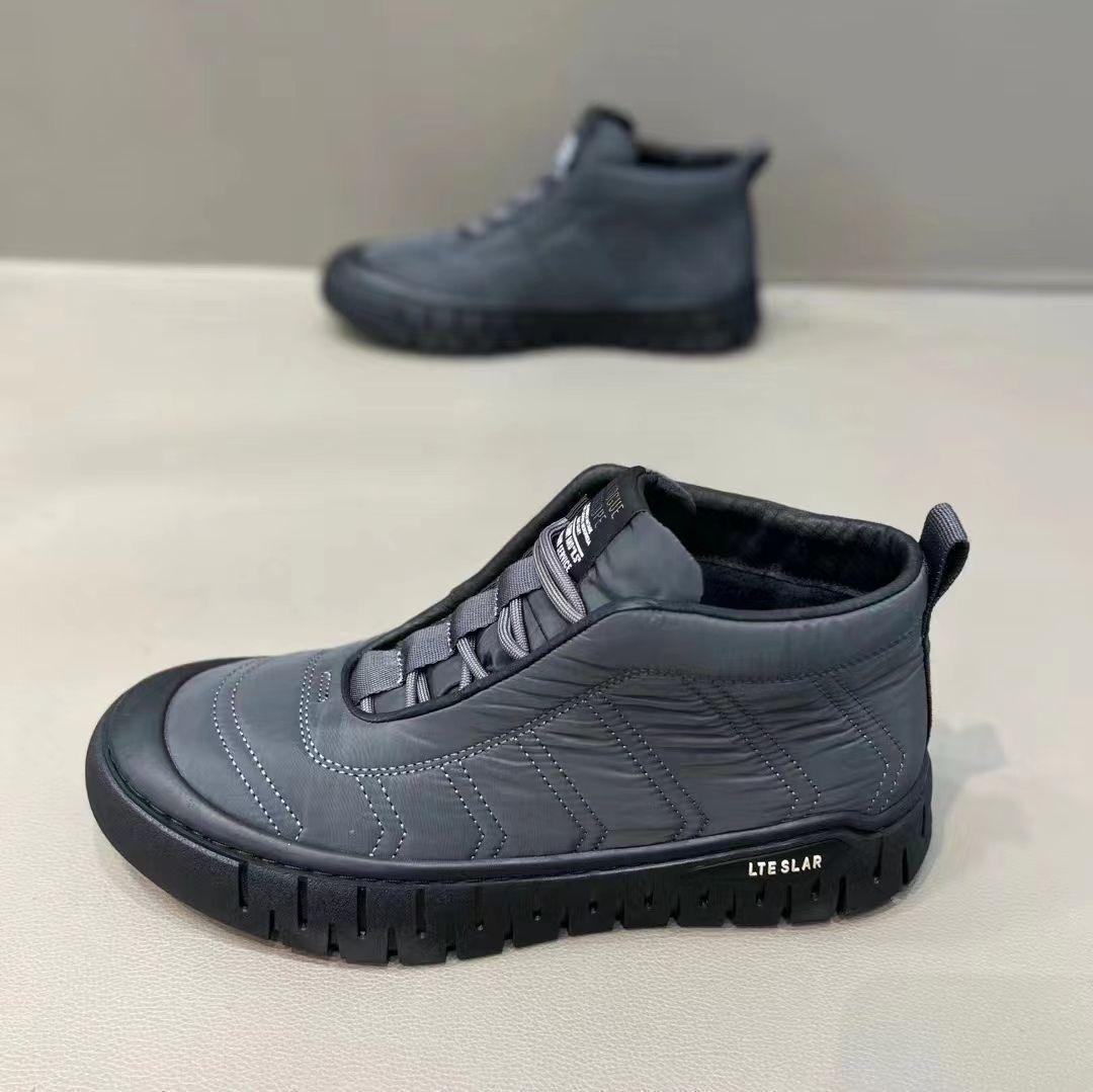 Men's New Oxford Fabric Face Fashion Casual Sports Warm Shoes