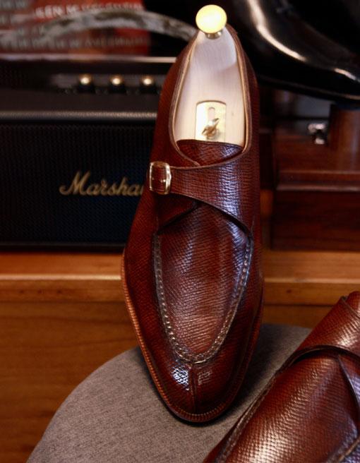 Handmade Classic Genuine Leather Monk Shoes