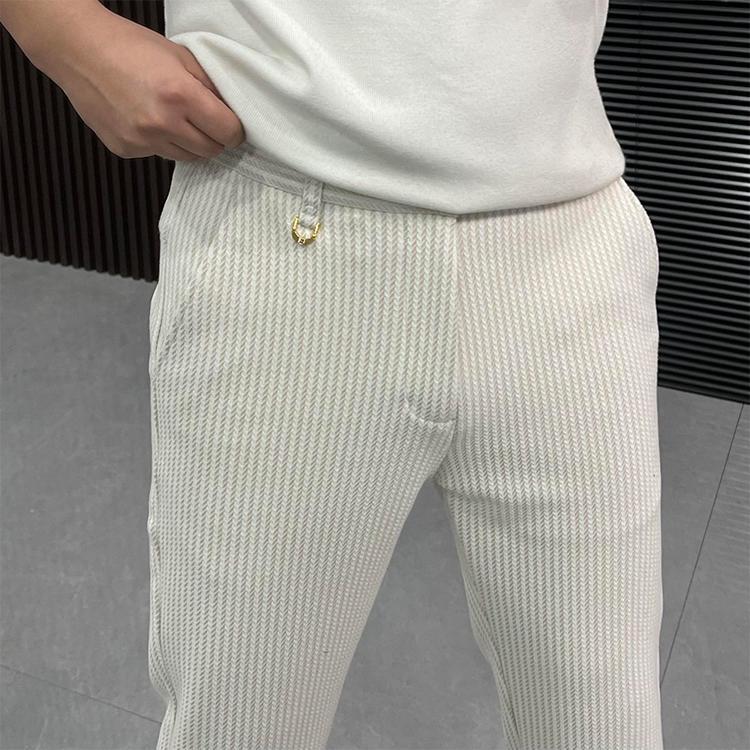 Fine Knitting Craftsmanship Simple Soft Trousers