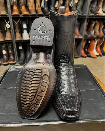 Men's Handmade Cowboy Boot In Leather