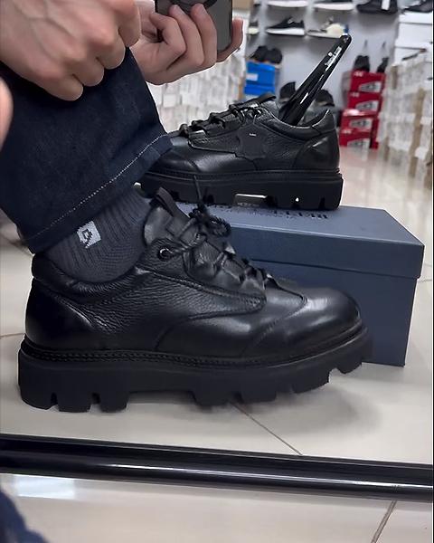 Men's Classic Gear Sole Leather Sport Casual Shoes