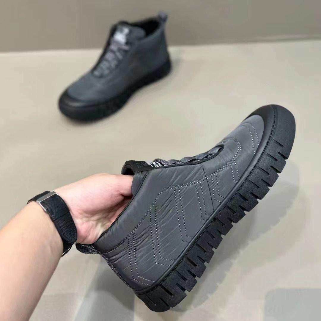 Men's New Oxford Fabric Face Fashion Casual Sports Warm Shoes