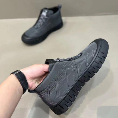 Men's New Oxford Fabric Face Fashion Casual Sports Warm Shoes