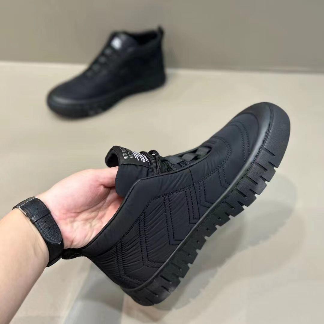 Men's New Oxford Fabric Face Fashion Casual Sports Warm Shoes