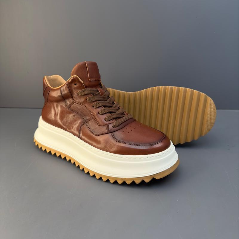 Men's Thick-soled Lace-up Casual Sports Shoes