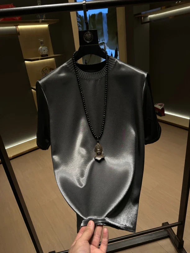 Minimalist High-end Silky Casual T-shirt