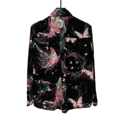 Colorful Butterfly Starlight Casual Shirt
