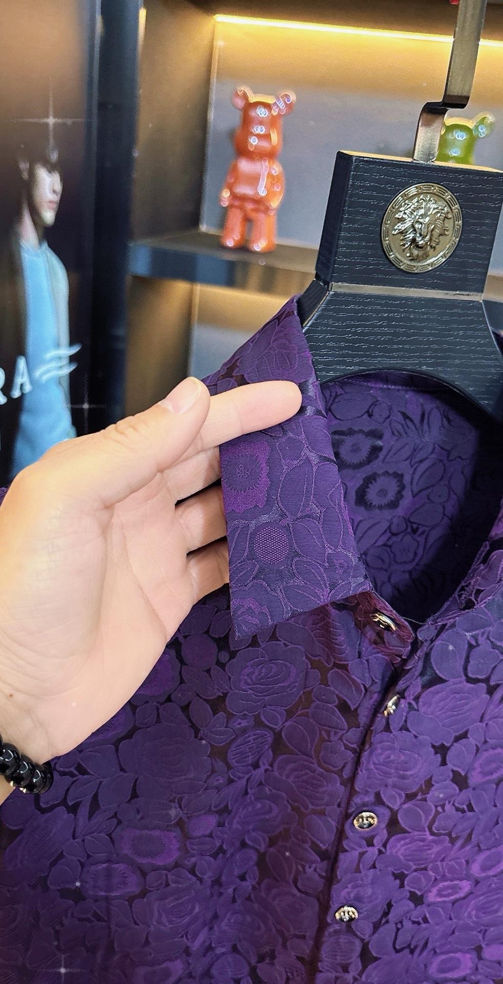 Glossy Floral Flow Shirt