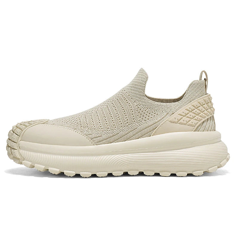 Knit Slip-On Casual Sneakers with Soft Grip Sole