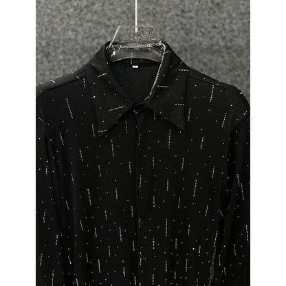 Simple Sliver Shining Shirt