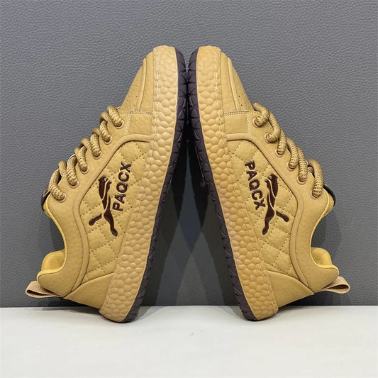 Men’s Lightweight Soft Sole Lace-Up Low-Top Sneakers