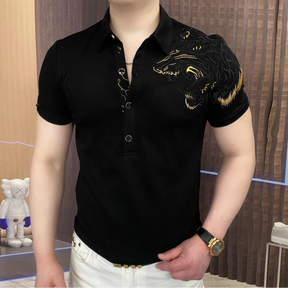 Tiger Shoulder Shine Polo