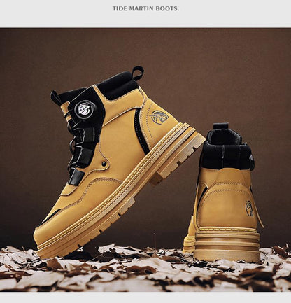 Waterproof Durable Work Boots in Combat Style