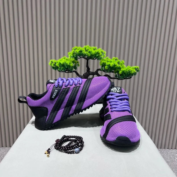 Low-Top Breathable Mesh Chunky Sole Sneakers with Wrapped Outsole