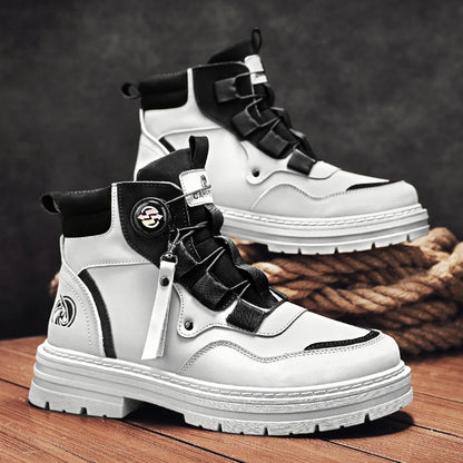 Waterproof Durable Work Boots in Combat Style