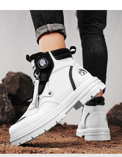 Waterproof Durable Work Boots in Combat Style