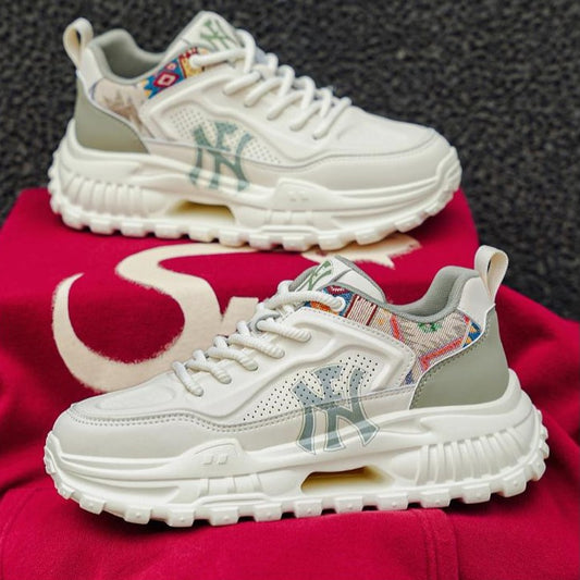 New Alphabet Print Non-Slip Platform Running Sneakers