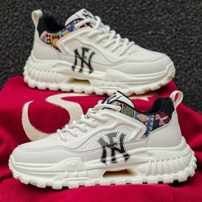 New Alphabet Print Non-Slip Platform Running Sneakers