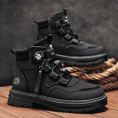 Waterproof Durable Work Boots in Combat Style