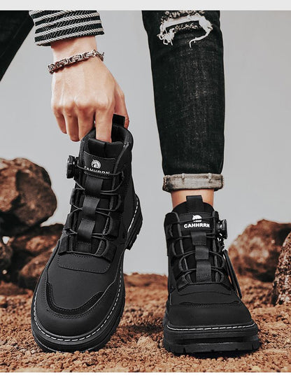 Waterproof Durable Work Boots in Combat Style
