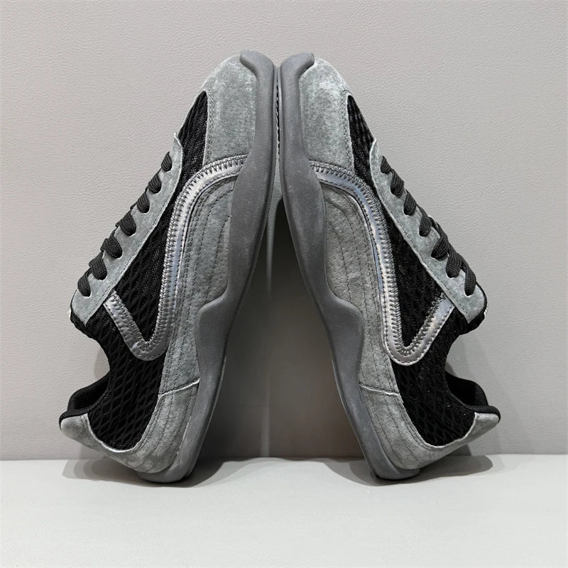 Low-Top Lightweight Breathable Mesh Soft Sole Sneakers