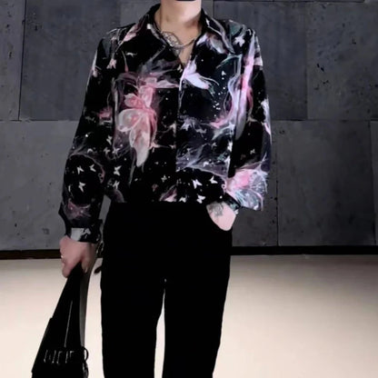 Colorful Butterfly Starlight Casual Shirt