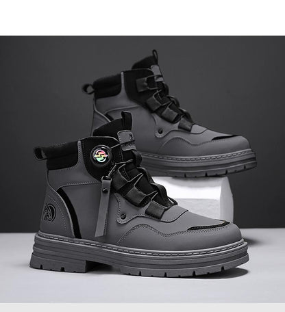Waterproof Durable Work Boots in Combat Style