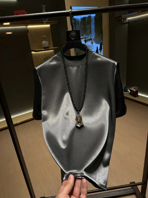 Minimalist High-end Silky Casual T-shirt