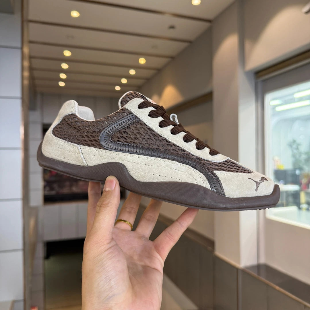 Low-Top Lightweight Breathable Mesh Soft Sole Sneakers